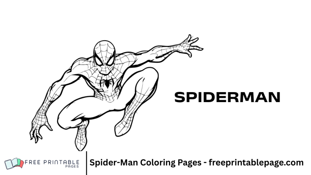 Spider-Man Coloring Pages - freeprintablepage.com
