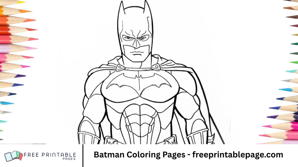 Batman Coloring Pages - freeprintablepage.com