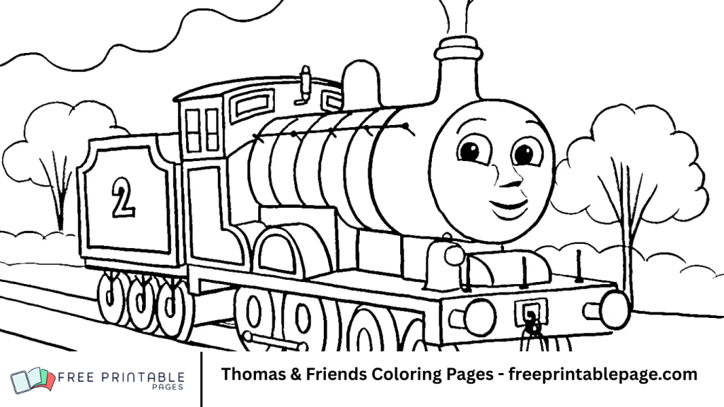 Thomas & Friends Coloring Pages - freeprintablepage.com