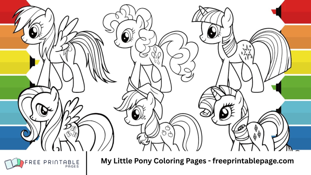 My Little Pony Coloring Pages - freeprintablepage.com