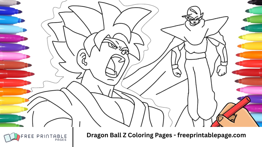 Dragon Ball Z Coloring Pages - freeprintablepage.com