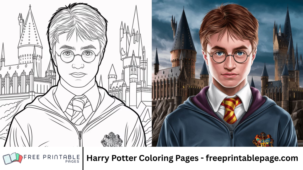 Harry Potter Coloring Pages - freeprintablepage.com