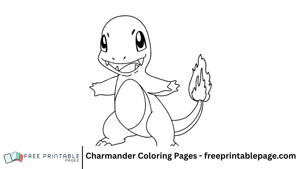Charmander Coloring Pages - freeprintablepage.com