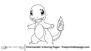 Charmander Coloring Pages - freeprintablepage.com
