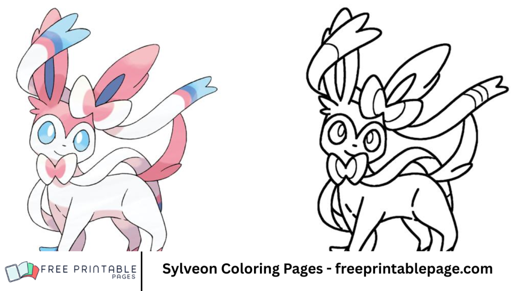 Sylveon Coloring Pages - freeprintablepage.com