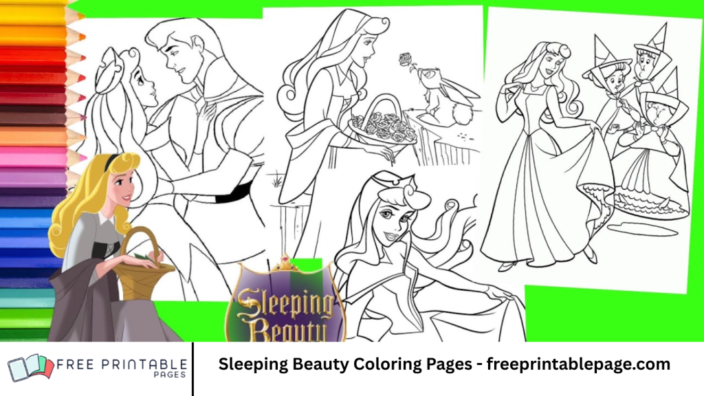 Sleeping Beauty Coloring Pages - freeprintablepage.com