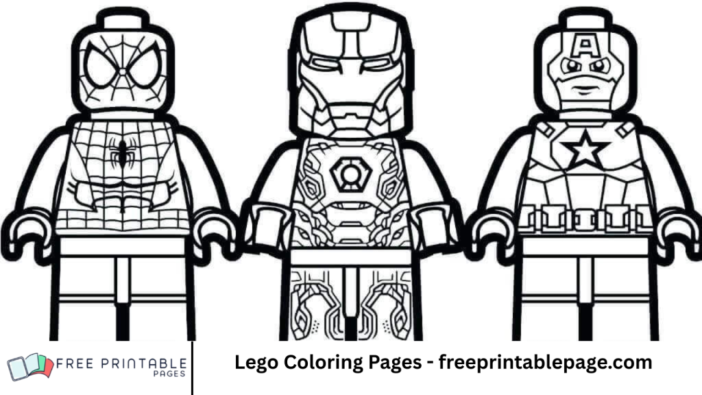 Lego Coloring Pages - freeprintablepage.com